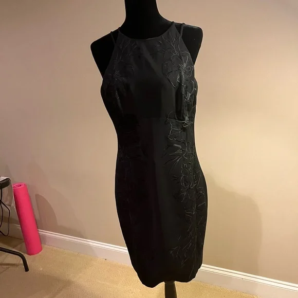 Karen Millen | Dresses | Karen Millen Black Mini Dress | Poshmark